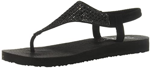 Skechers Damen Meditation - Rock Crown Knöchelriemchen Sandalen